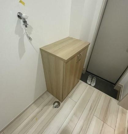 川崎市多摩区生田５丁目のアパートの玄関