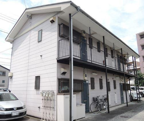 川崎市多摩区中野島３丁目のアパートの外観