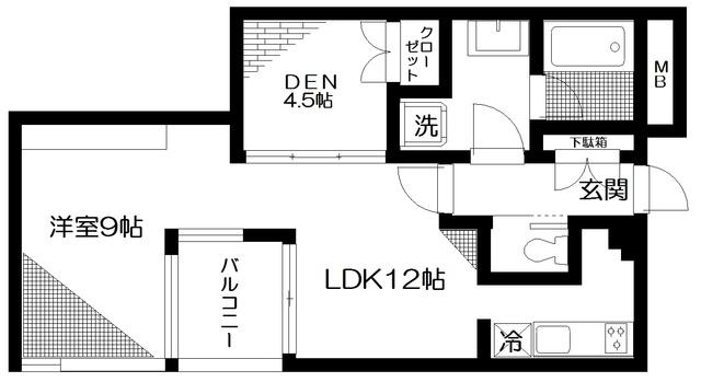 コート向ヶ丘の間取り
