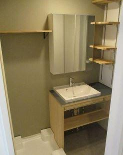 川崎市多摩区枡形６丁目の賃貸マンションの洗面所