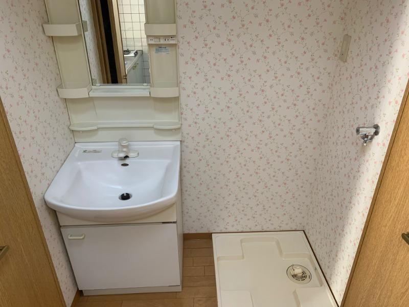 川崎市多摩区枡形５丁目の賃貸マンションの洗面所