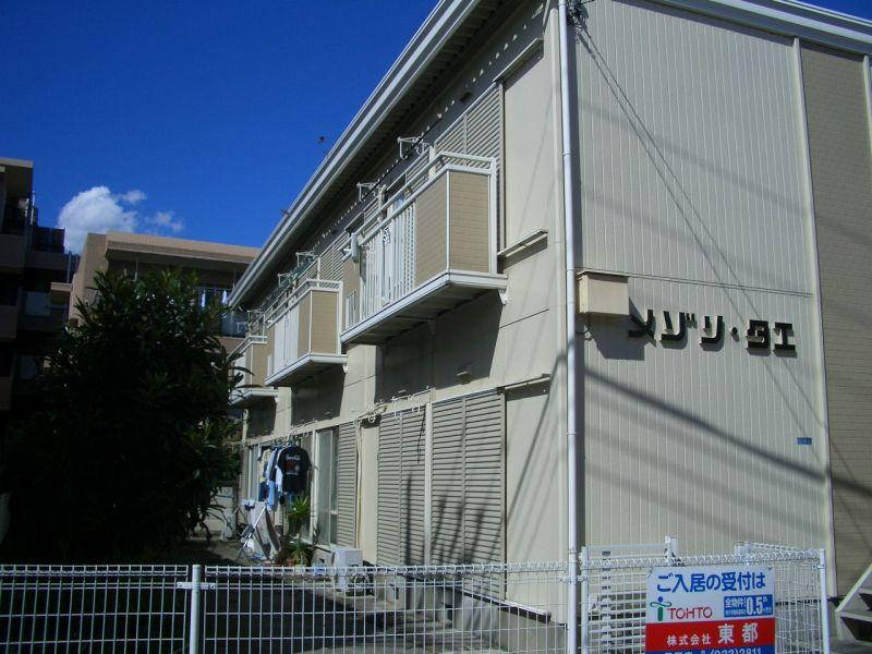 川崎市多摩区中野島５丁目のアパートの外観