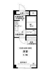 川崎市多摩区東生田１丁目の賃貸マンションの間取り