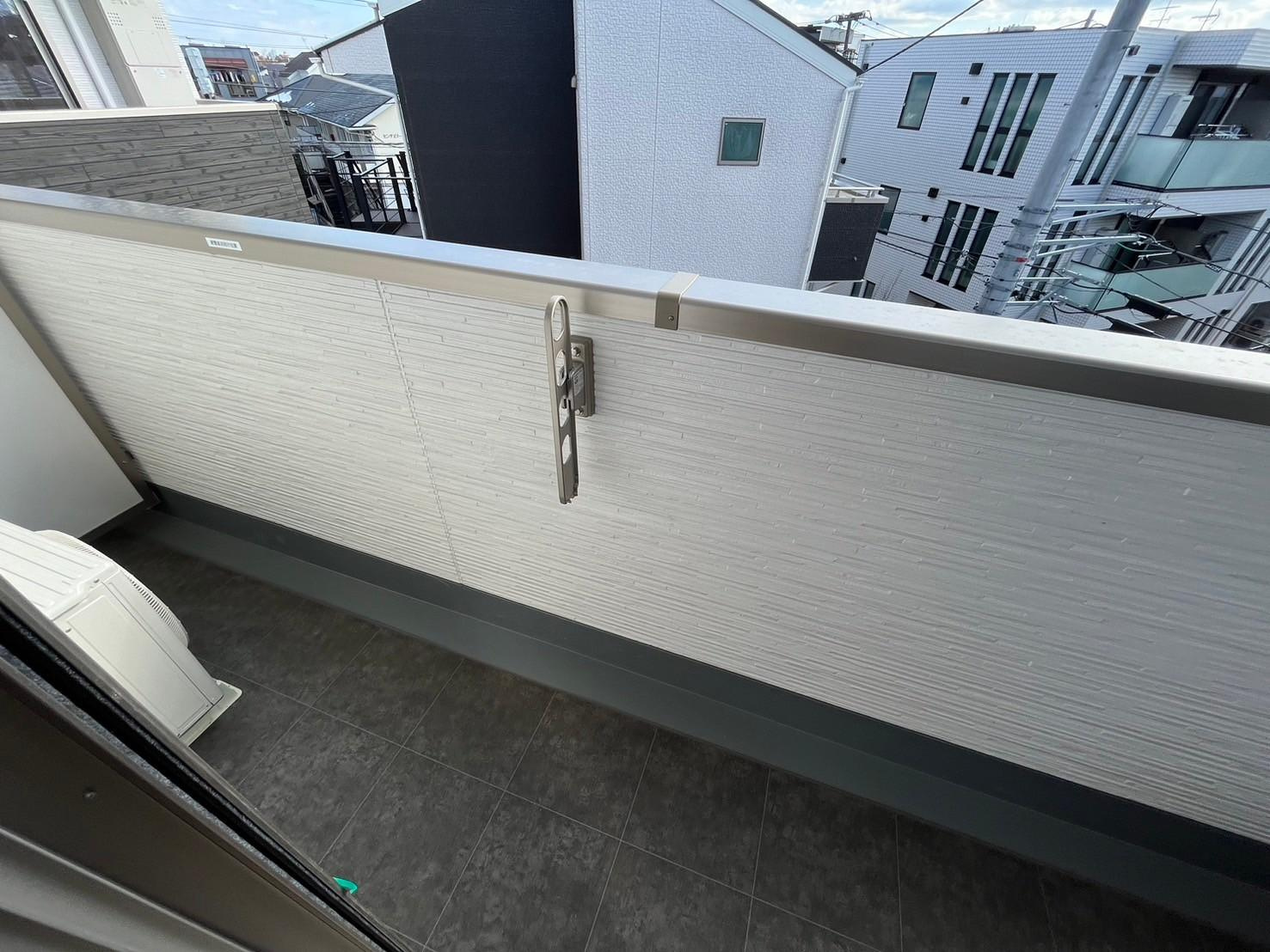 川崎市多摩区登戸の賃貸マンションのバルコニー