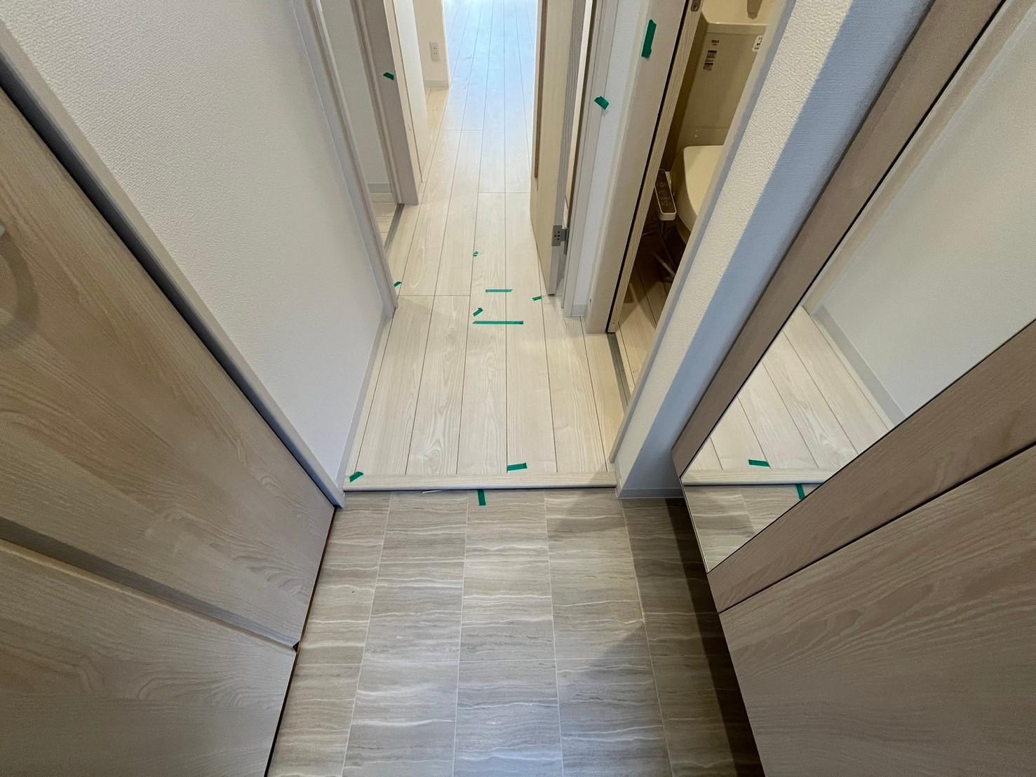 川崎市多摩区登戸の賃貸マンションの玄関