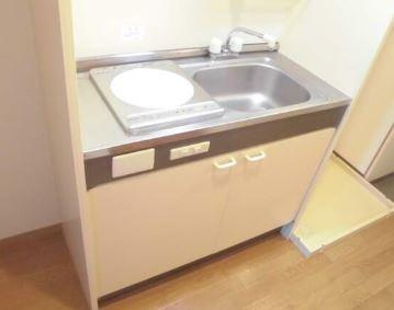 川崎市多摩区宿河原２丁目の賃貸マンションのキッチン