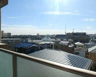 川崎市多摩区中野島５丁目の賃貸マンションのバルコニー