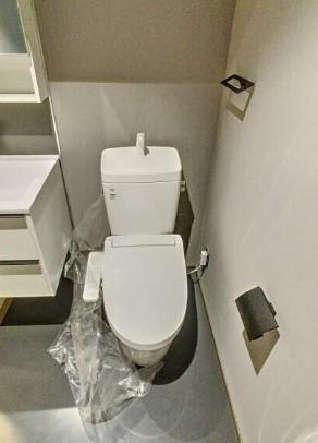 川崎市中原区上新城２丁目の賃貸マンションのトイレ