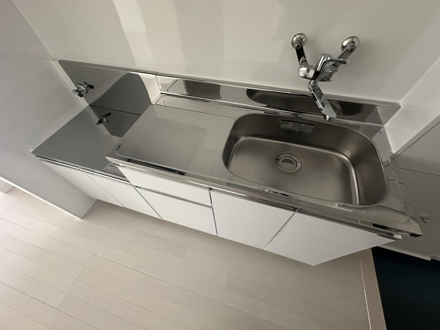 川崎市多摩区中野島３丁目の賃貸マンションのキッチン