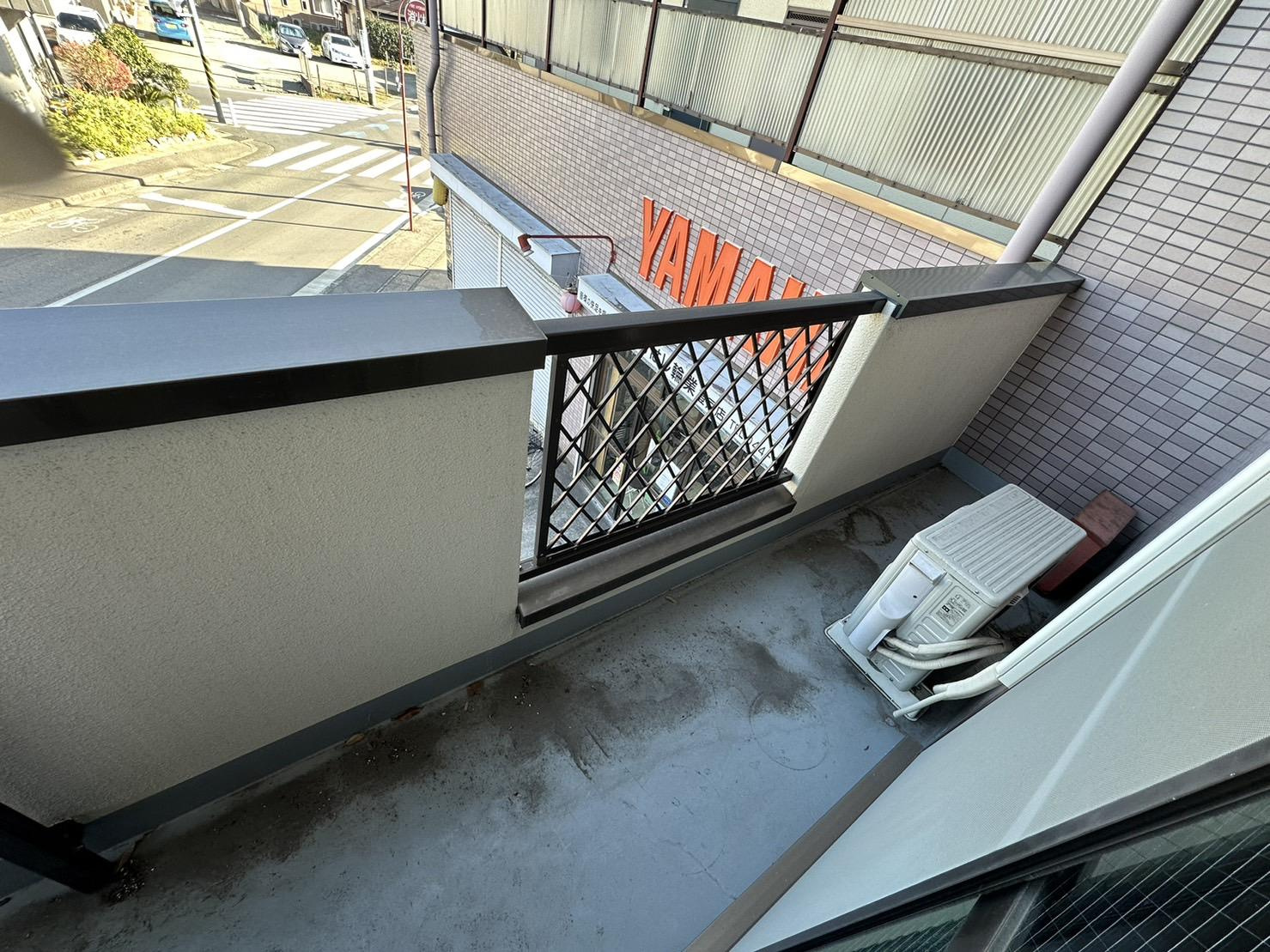 川崎市多摩区登戸の賃貸マンションのバルコニー