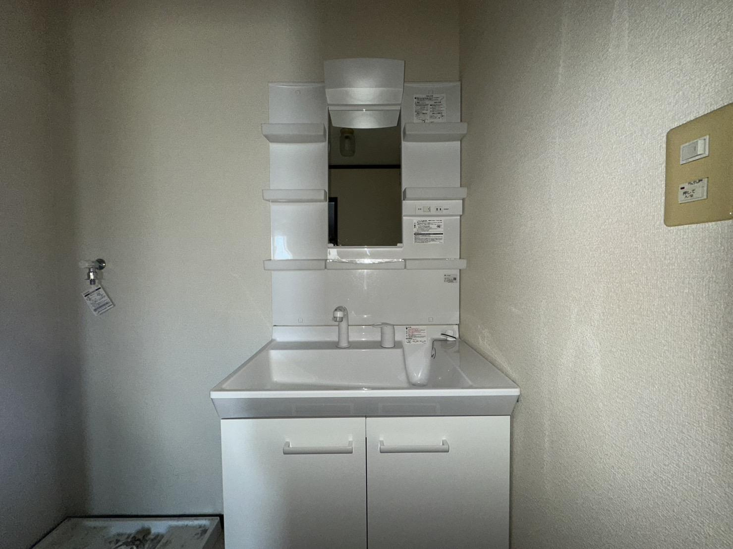 川崎市多摩区登戸の賃貸マンションの洗面所