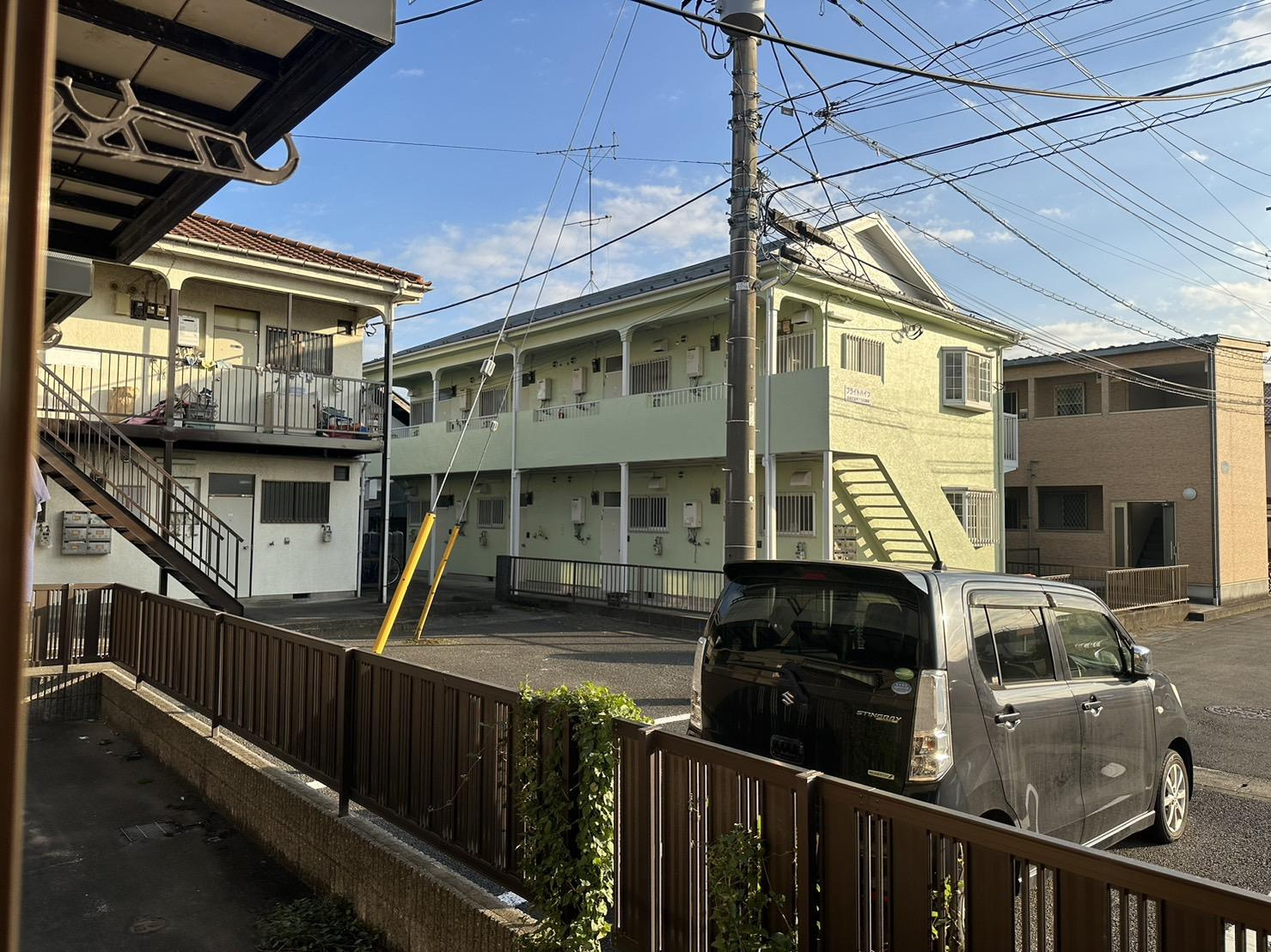 川崎市多摩区登戸のアパートの展望