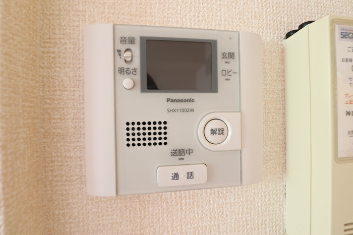 アメニティーコートのセキュリティ|モニター付きインターホン