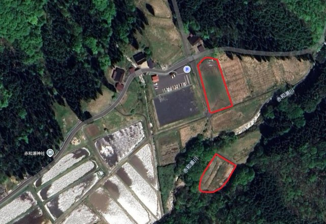 苫田郡鏡野町上斎原　売地1450坪の地図