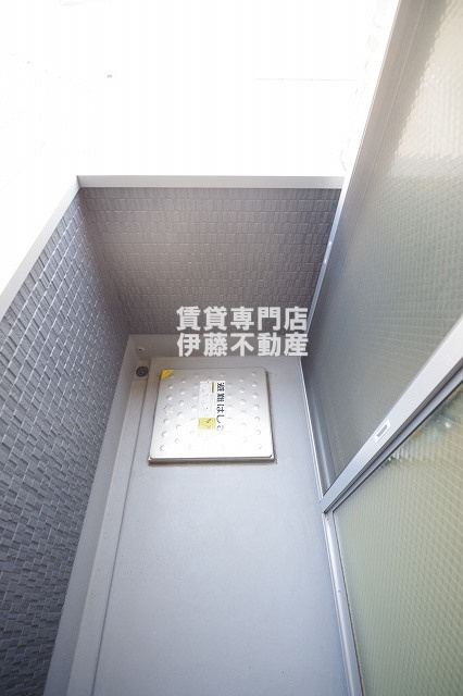 Cherim庄内通Eastのバルコニー