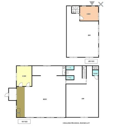 新橋町事務所・倉庫の間取り
