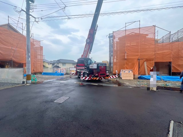 SUN COURT－サンコート－小倉南区葛原3丁目　【小倉南区　新築戸建て】の前面道路含む現地写真|現地撮影　2024,4,26　SUN COURT－サンコート－小倉南区葛原3丁目　【小倉南区　新築戸建て】
