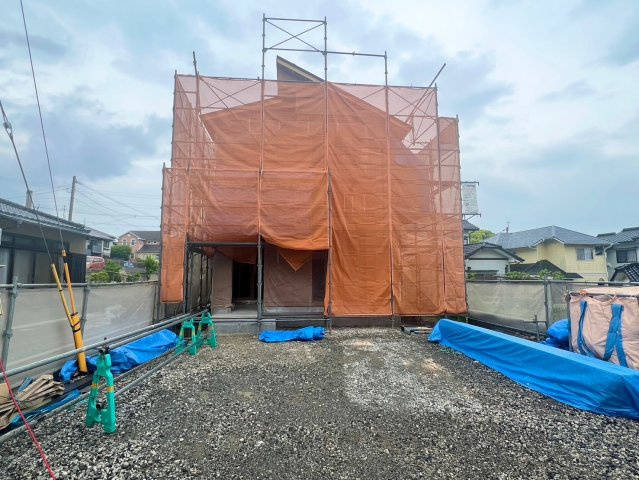 SUN COURT－サンコート－小倉南区葛原3丁目　【小倉南区　新築戸建て】の外観|現地撮影　2024,4,26　SUN COURT－サンコート－小倉南区葛原3丁目　【小倉南区　新築戸建て】