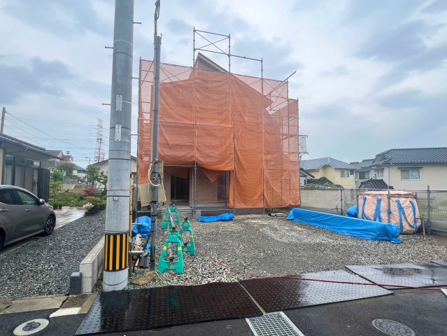 SUN COURT－サンコート－小倉南区葛原3丁目　【小倉南区　新築戸建て】の外観|現地撮影　2024,4,26　SUN COURT－サンコート－小倉南区葛原3丁目　【小倉南区　新築戸建て】