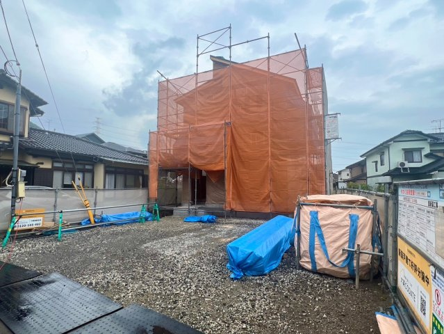 SUN COURT－サンコート－小倉南区葛原3丁目　【小倉南区　新築戸建て】の外観|現地撮影　2024,4,26　SUN COURT－サンコート－小倉南区葛原3丁目　【小倉南区　新築戸建て】