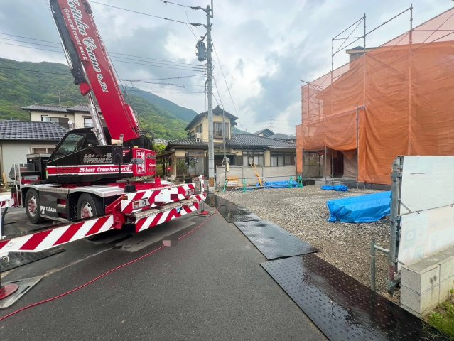 SUN COURT－サンコート－小倉南区葛原3丁目　【小倉南区　新築戸建て】の前面道路含む現地写真|現地撮影　2024,4,26　SUN COURT－サンコート－小倉南区葛原3丁目　【小倉南区　新築戸建て】