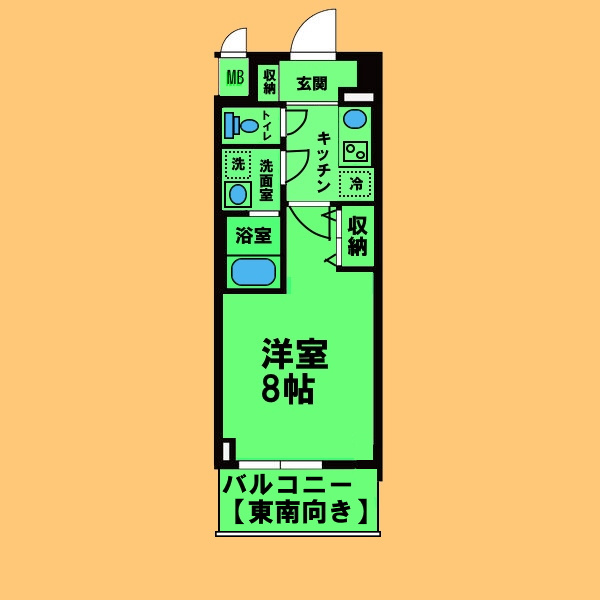 S-RESIDENCE志賀本通Northの間取り|間取り反転タイプ
