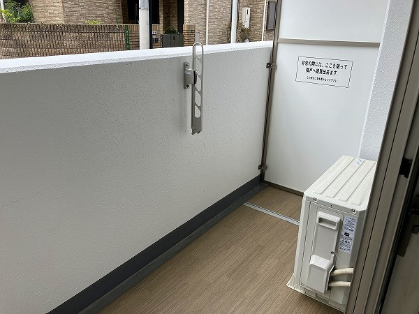 セントルイス京橋のバルコニー