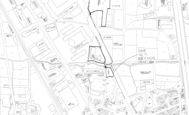筑紫野スカイマンションの駐車場