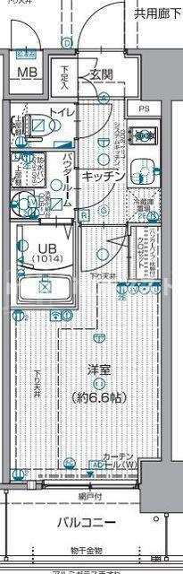 エスリード大阪梅田WESTの間取り