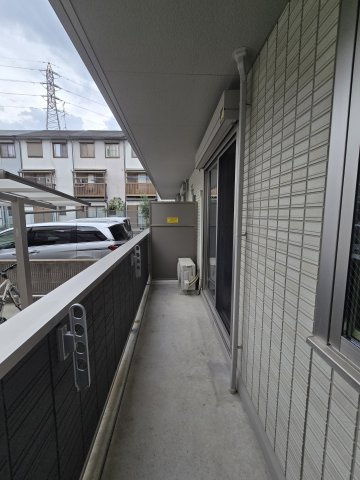 アリビオ向日町A棟のバルコニー