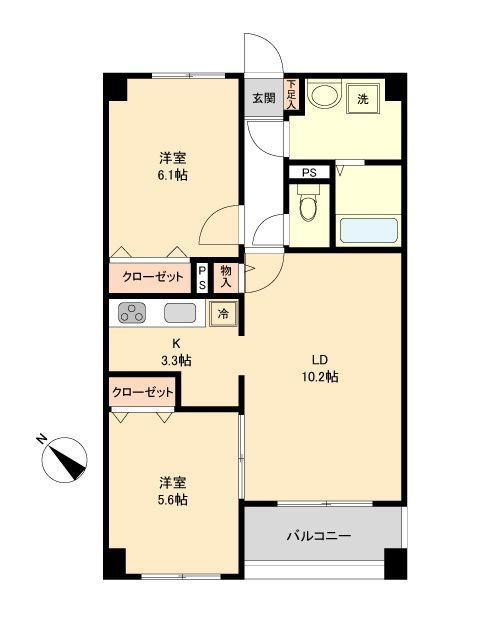 Ｓ－ＦＯＲＴ青葉しらとり台の間取り