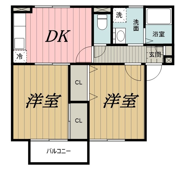 クレアンヌーヴの間取り