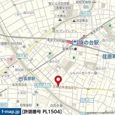 【地図】 | ワールドパレス第Ⅱ旗の台