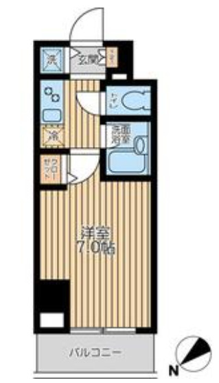 エマーレ行徳の間取り