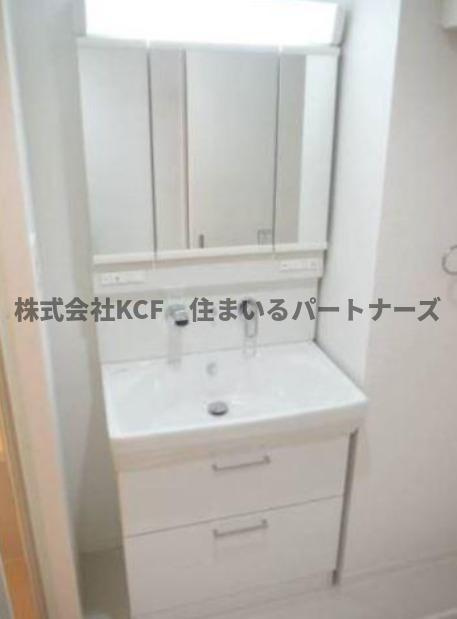 ラフレシーサ医大通りの洗面所|忙しい朝には欠かせない洗面所です