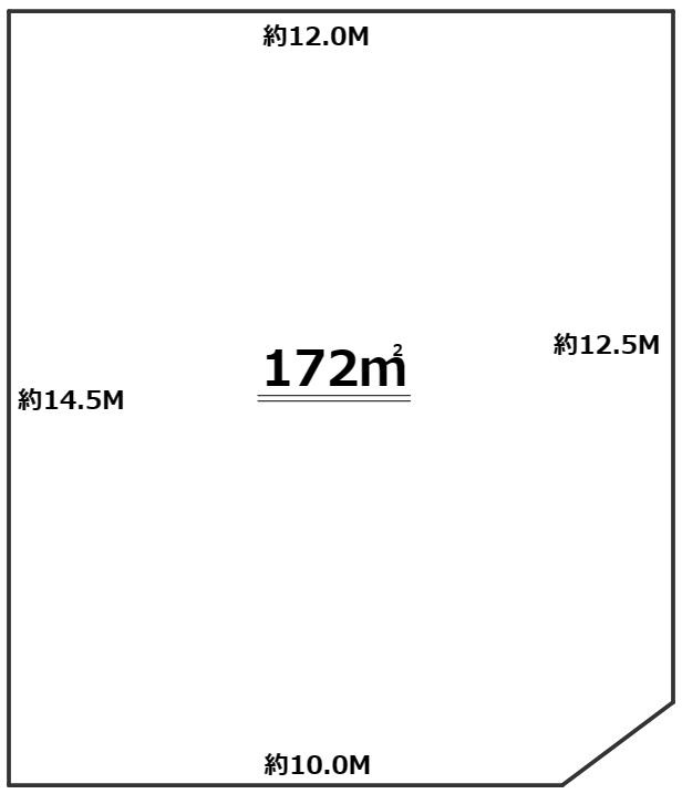 久喜市栗原1丁目　売地の区画図|キレイな区画で間取りも入りやすい！