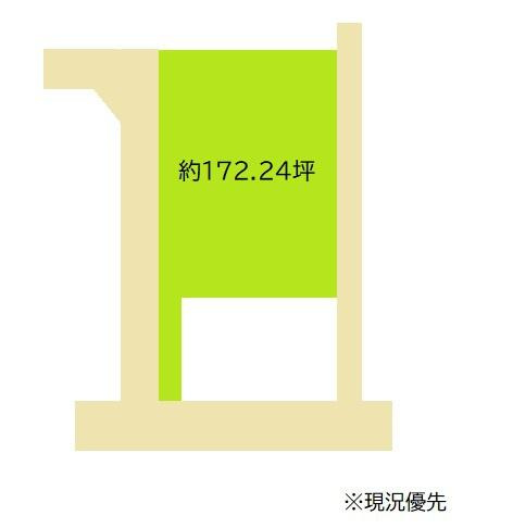 紀の川市尾崎　土地の土地図