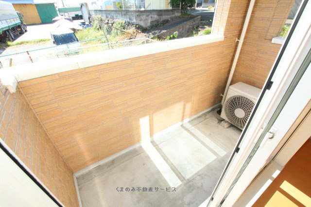 【バルコニー】 | ドミールたかくらⅢ・Ａ | バルコニーからの眺めを楽しみながら食事をしませんか
ドミールたかくら3B棟　101号室　2022/10/31