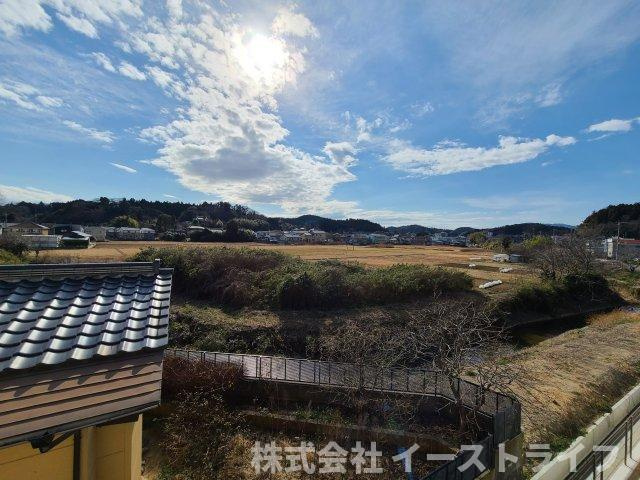【子育て支援対象】平下荒川第1の展望|バルコニーからの眺望です。