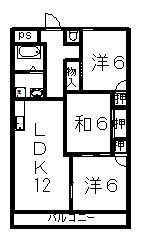 ライブタウンAの間取り