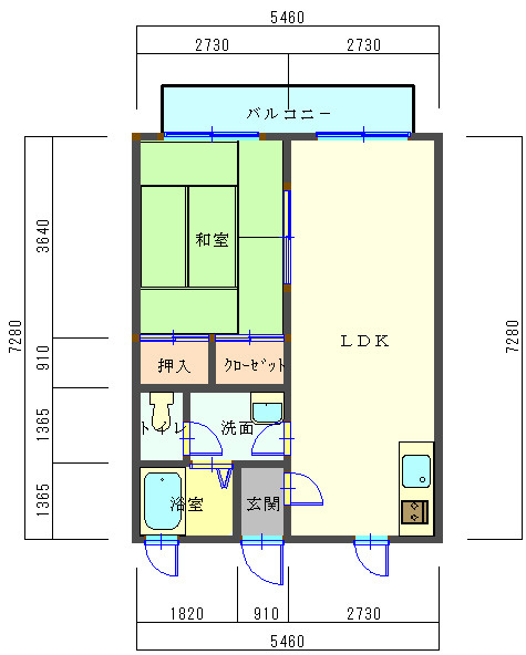 フォーラム東洋C棟の間取り