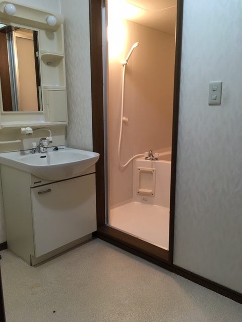 フォーラム東洋A棟の洗面所|ゆったりとスペースのある洗面所