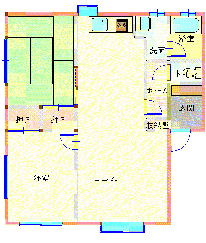 ミキノパークの間取り
