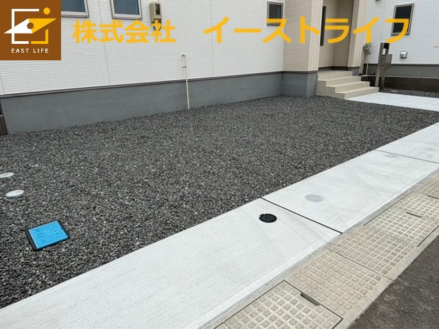 小名浜丹波沼第1　全13棟の駐車場|3台駐車可能です。（2024.1.31撮影）