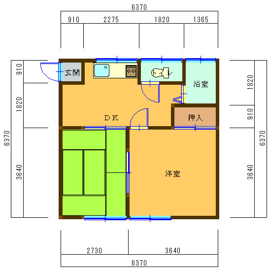 サンコーポの間取り
