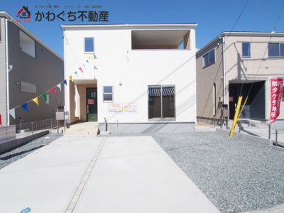 【外観】 | Livele Garden.S　鎌田新町　3号棟 | 阿武隈急行【卸町】駅まで徒歩8分！鎌田小学校、北信中学校エリアです◎
