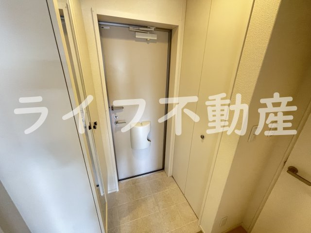 グレイス奥林Aの玄関|落ち着いた玄関です