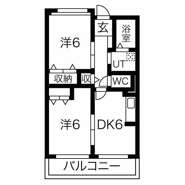 ラ・パルテール壱番館の間取り