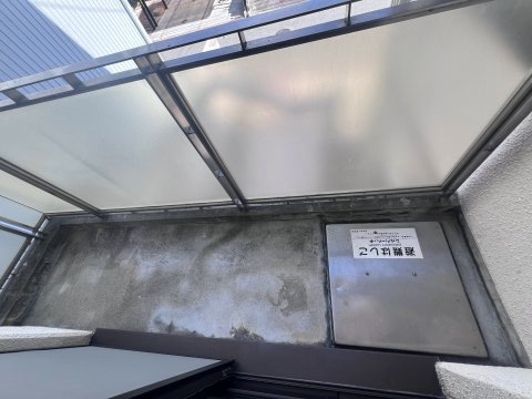 アッシュコート明石のバルコニー