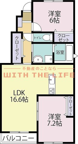 Lbloom馬場【キャッシュバック対象物件】の間取り